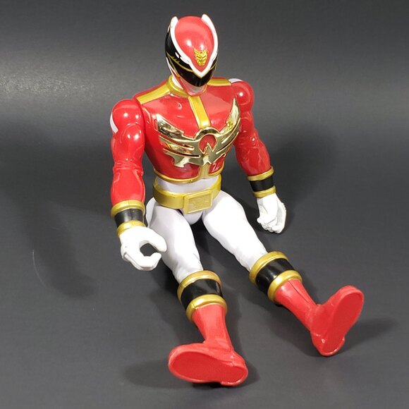 Megaforce Power Ranger Red Action Figure Toy Deluxe SFX Mega 35192 10” - Picture 5 of 7